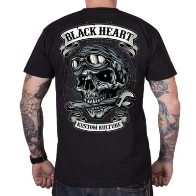 BLACK HEART Trapper čierna - L