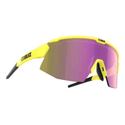 Bliz Breeze 2023 Matt Neon Yellow Brown