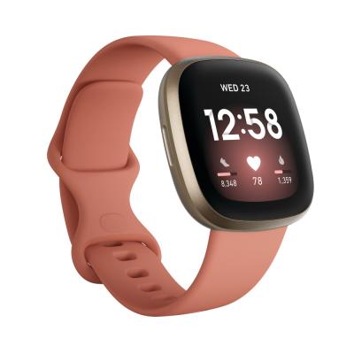 Fitbit Versa 3 Pink Clay/Soft Gold Aluminum