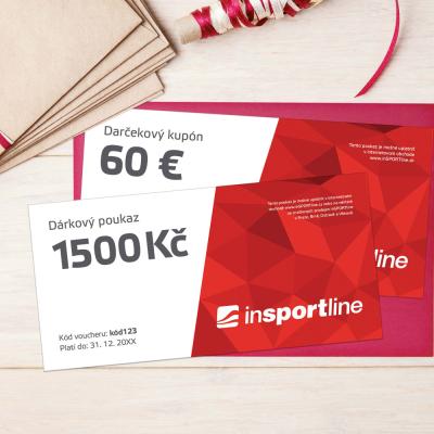 inSPORTline Vouchers Darčekový kupón - 60 € pre nákup na eshope