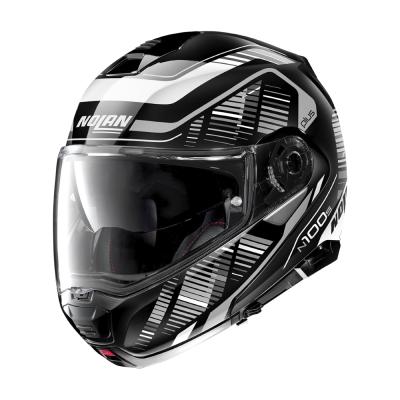 Nolan N100-5 Plus Starboard Glossy Black - L (59-60)