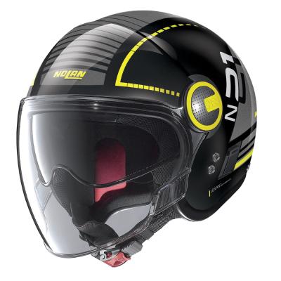 Nolan N21 Visor Runabout Metal Black-Yellow - M (57-58)