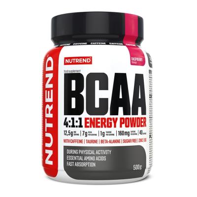 Nutrend BCAA 4:1:1 Energy Powder 500g malina