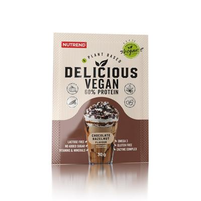 Nutrend Delicious Vegan Protein 450g čokoláda+lieskový orech