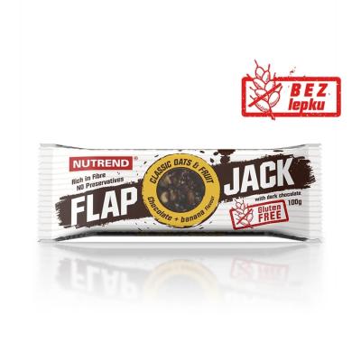 Nutrend FlapJack GLUTEN FREE 100g čučoriedka+brusnica s jogurtovou polevou