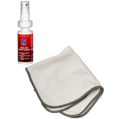 S100 Visor & Helmet Cleaner s utierkou z mikrovlákna