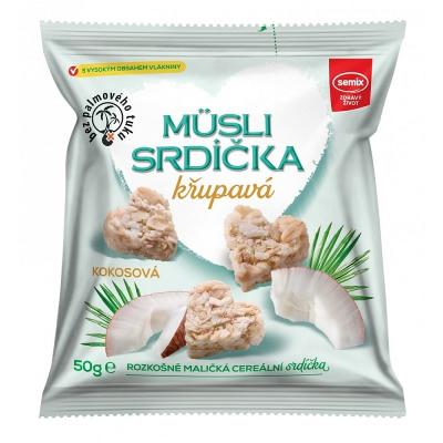 Semix Müsli srdíčka křupavá kokos