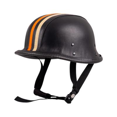 Sodager Stripes čierna s oranžovým a béžovým pruhom - 4XL (67-68)