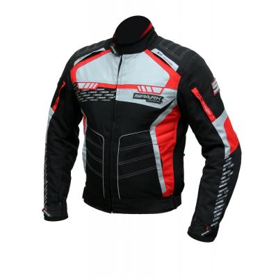Spark Mizzen bunda červeno-čierna - 6XL